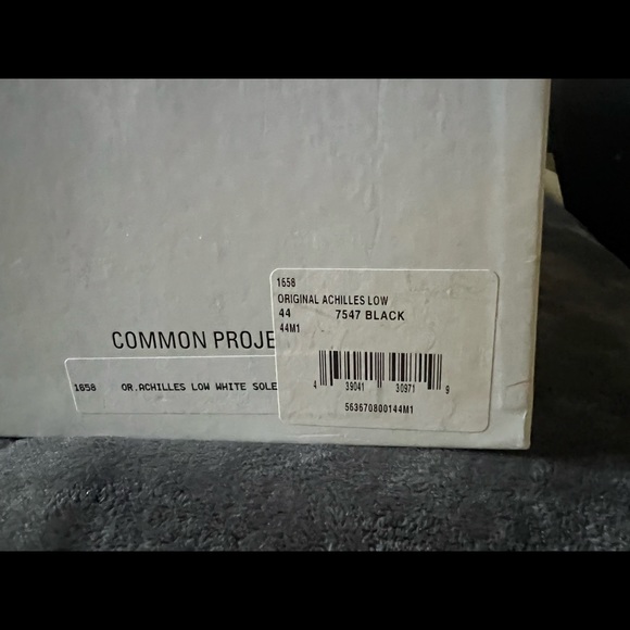 common projects mens achilles  low size 44 or 13.5 - Picture 3 of 6